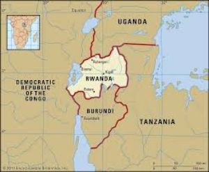 Map of Rwanda       